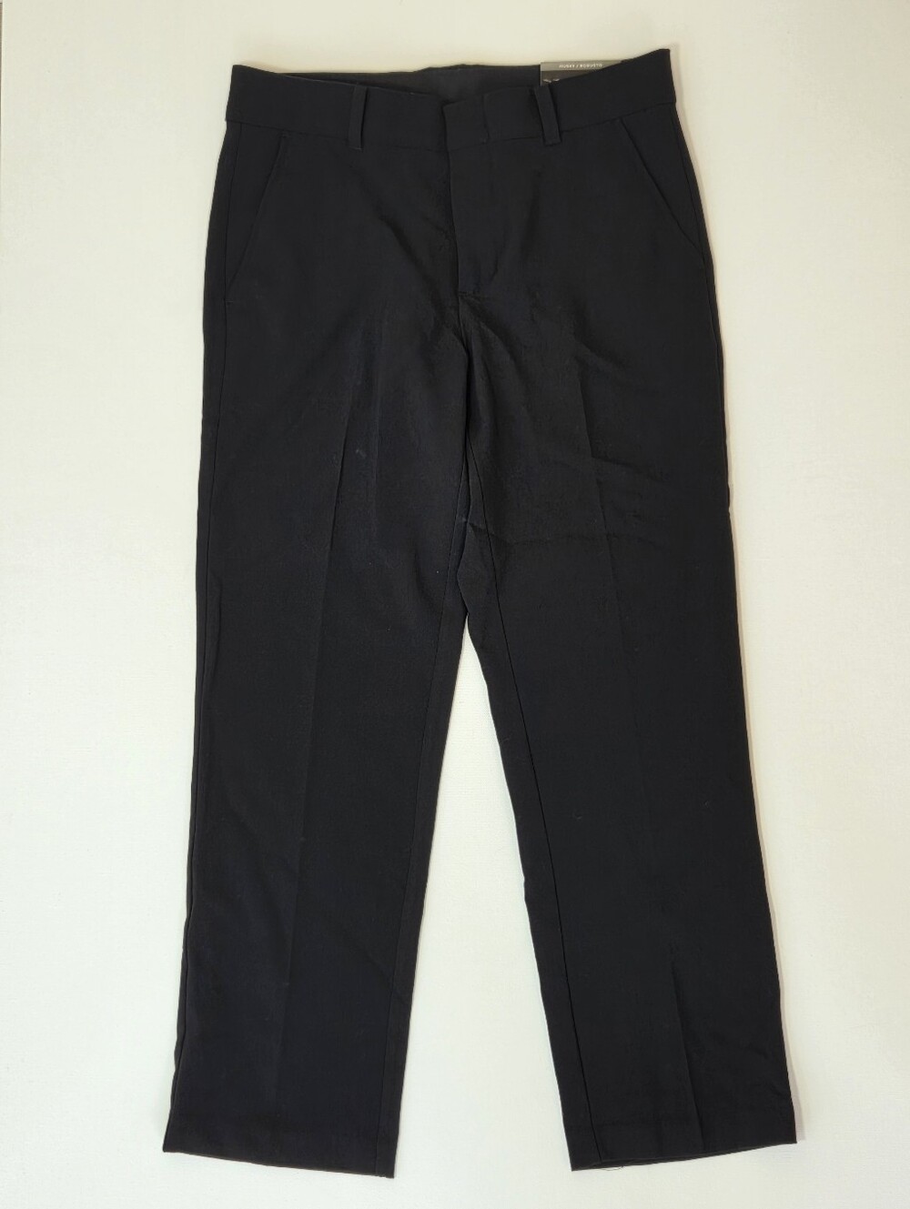 Van Heusen Boys 10 Husky Black FLEX Stretch Dress Pants NWT